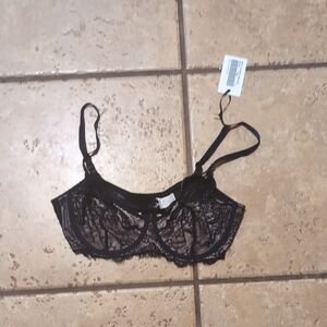 Elegant Black Lace Bra